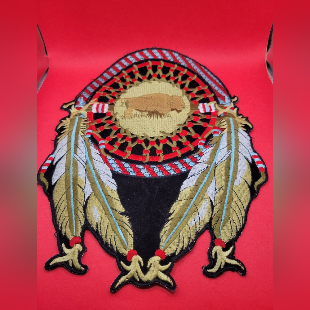 Native American Dream Catcher Buffalo Patch